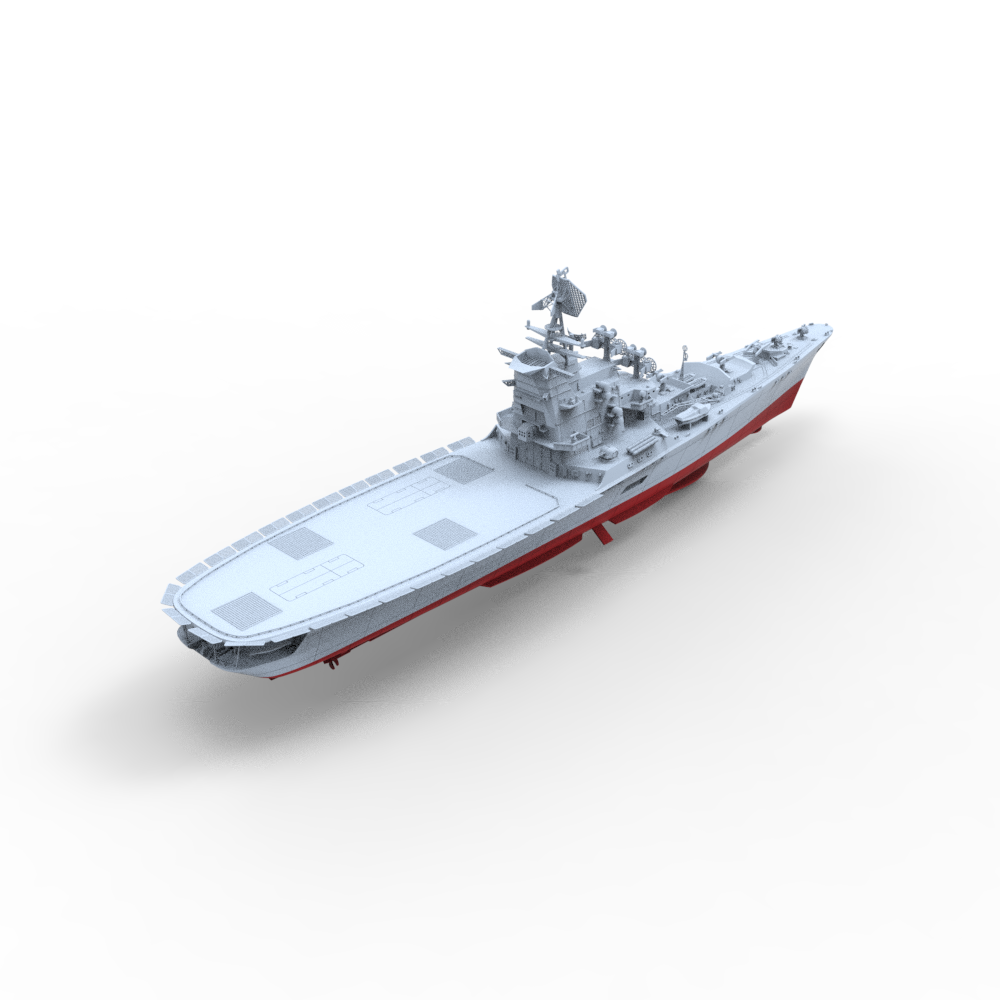 RHWS050S  Military Model USSR Soviet Union Moskva Class Helicopter Carrier  Full Hull