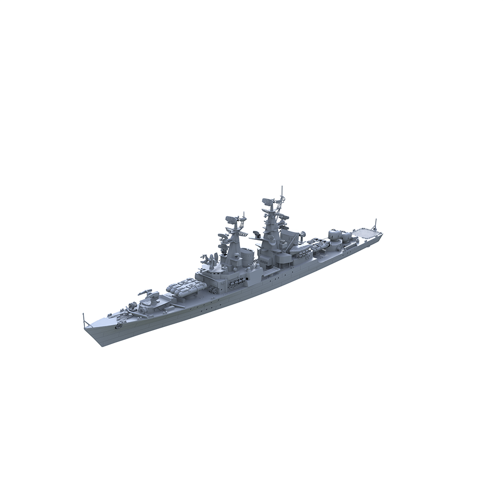 RHWS054 Military Model USSR Soviet Union Kynda class Missile Cruiser Water Line
