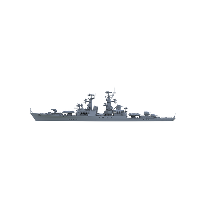 RHWS054 Military Model USSR Soviet Union Kynda class Missile Cruiser Water Line