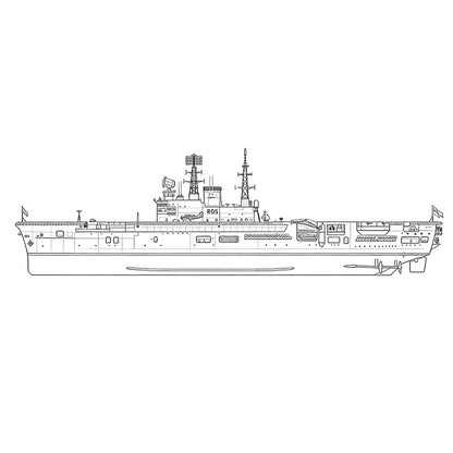 SSC183 Military Model HMS Audacious Class Eagle R05 Aircraft – LCD 3D printed resin model kit, image 2