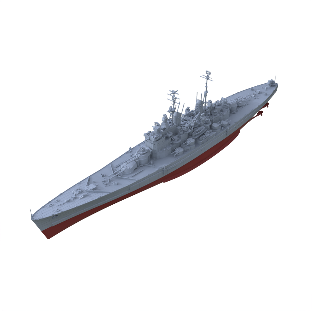 Kit Water Line HMS Vanguard Class Battleship MRY-SFW RHWS006 Military Model