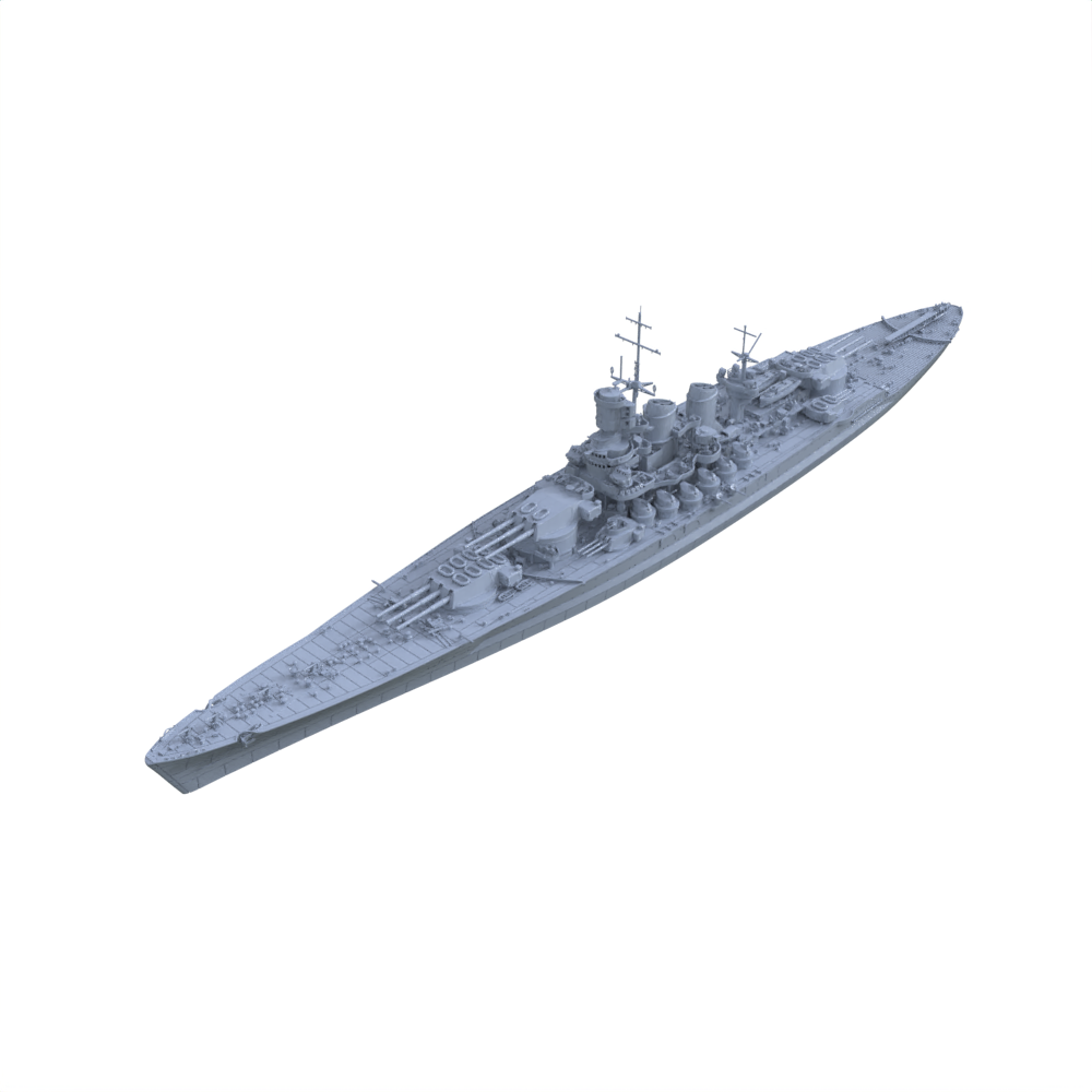 LYWS0003 World's Premier Battleships Hall of Fame 11pcs – LCD 3D printed resin model kit, image 7