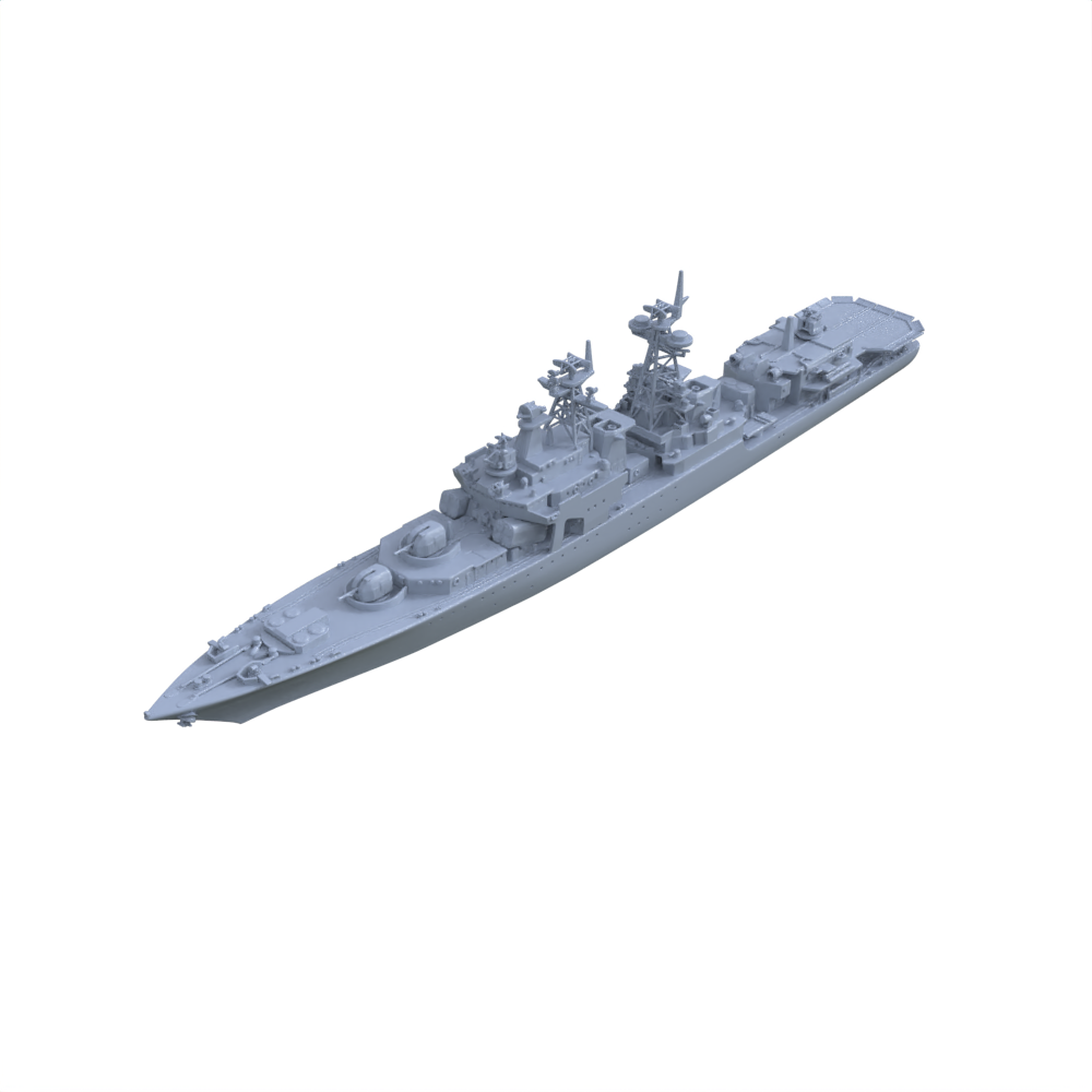 RHWS052 Military Model USSR Soviet Union Udaloy Class Destroyer Water Line