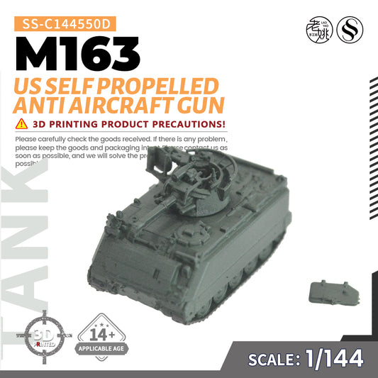 SSMODEL 550D  Military Model Kit US M163 Self Propelled Anti Aircraft Gun