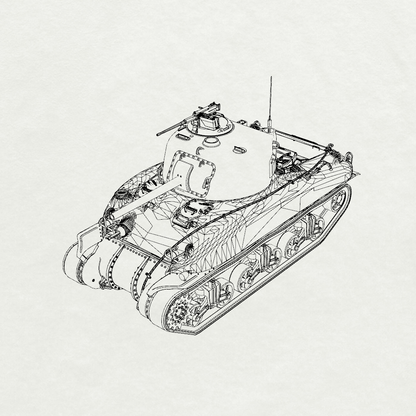 MRY-SFW SS142 US Army Sherman M4A1 Medium Tank