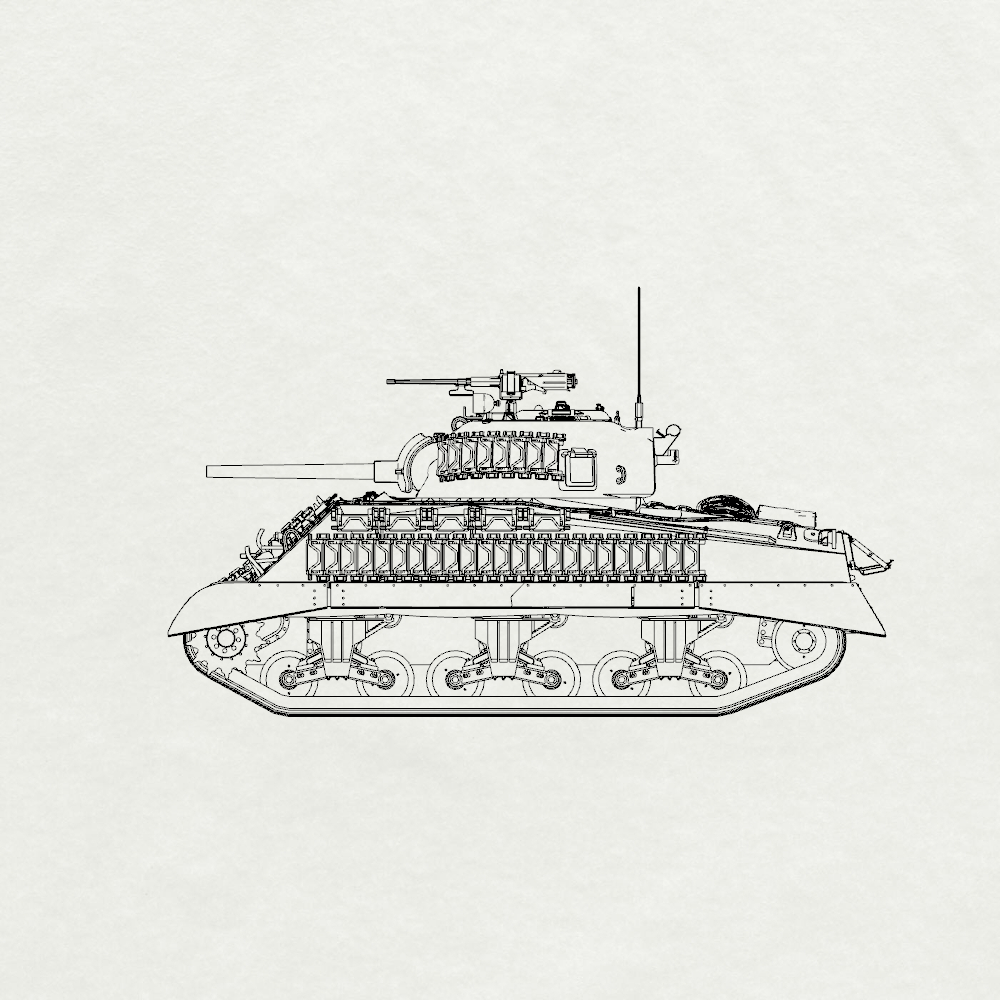 MRY-SFW SS143 US Army Sherman M4A2 Medium Tank