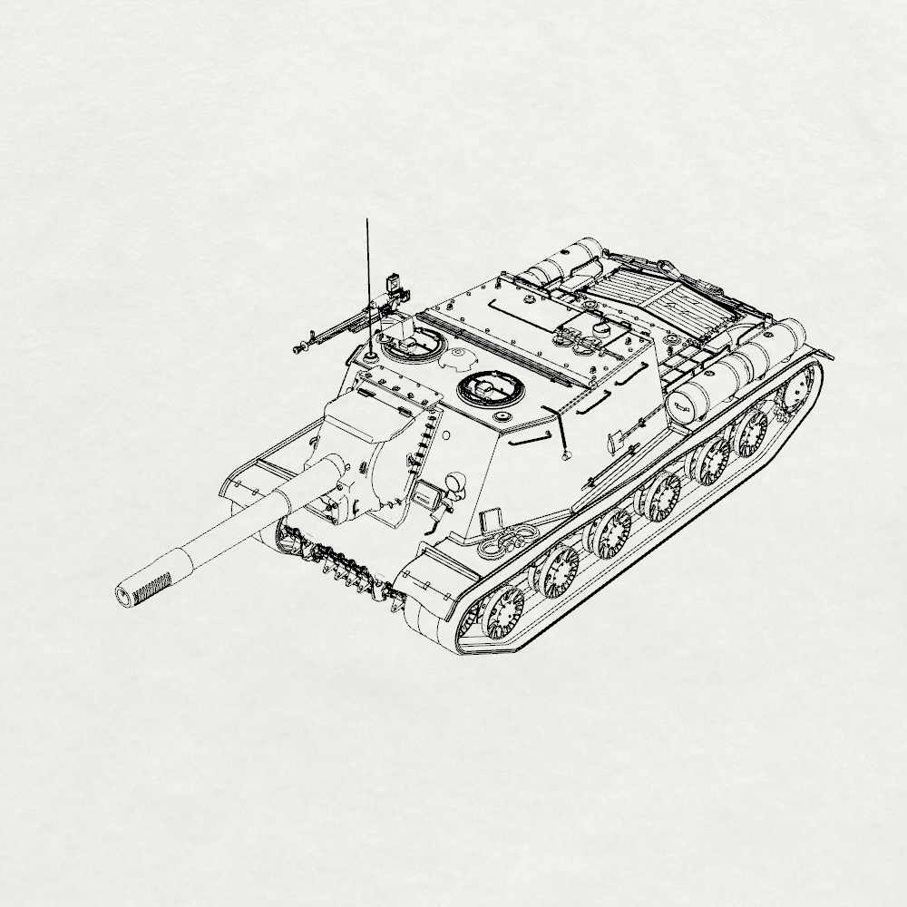 MRY-SFW SS241 Soviet Army ISU-152 Heavy Tank Destroyer