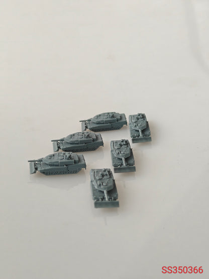 SSMODEL 366 Military Model Kit Germany Leopard 2 Medium Tank PSO