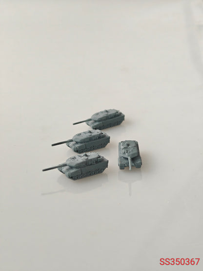 SSMODEL 367 Military Model Kit Germany Leopard 2A6 Medium Tank