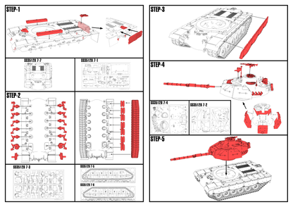 SSMODEL SS128 Military Model Germany MediumTanks Kampfpanzer M48 Super
