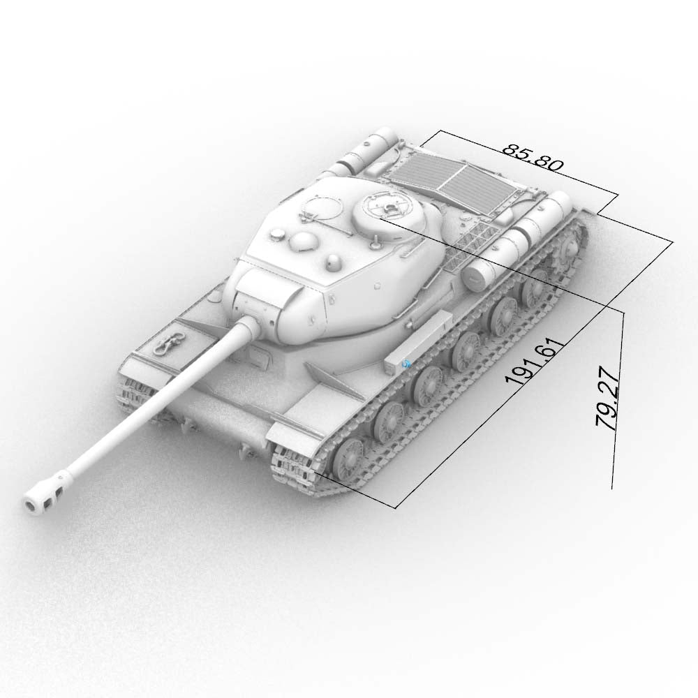 SSMODEL SS129 Military Model USSR HeavyTanks IS-2 No.402