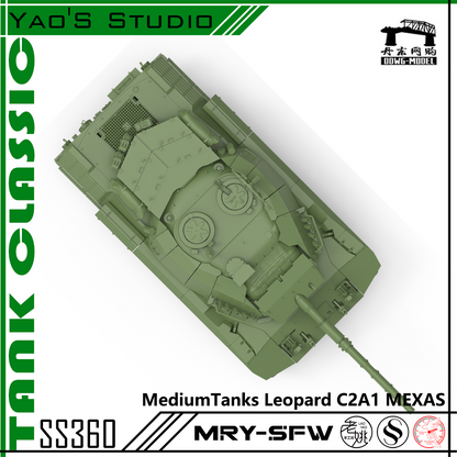 SSMODEL 360 Military Model Kit Canada Leopard C2A1 MEXAS Medium Tank