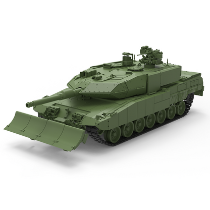 SSMODEL 366 Military Model Kit Germany Leopard 2 Medium Tank PSO