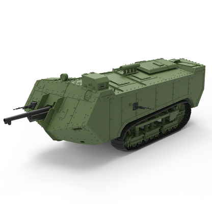 SSMODEL 371 Military Model Kit Great Britain Medium Tanks Char d'assaut 'Saint-Chamond'