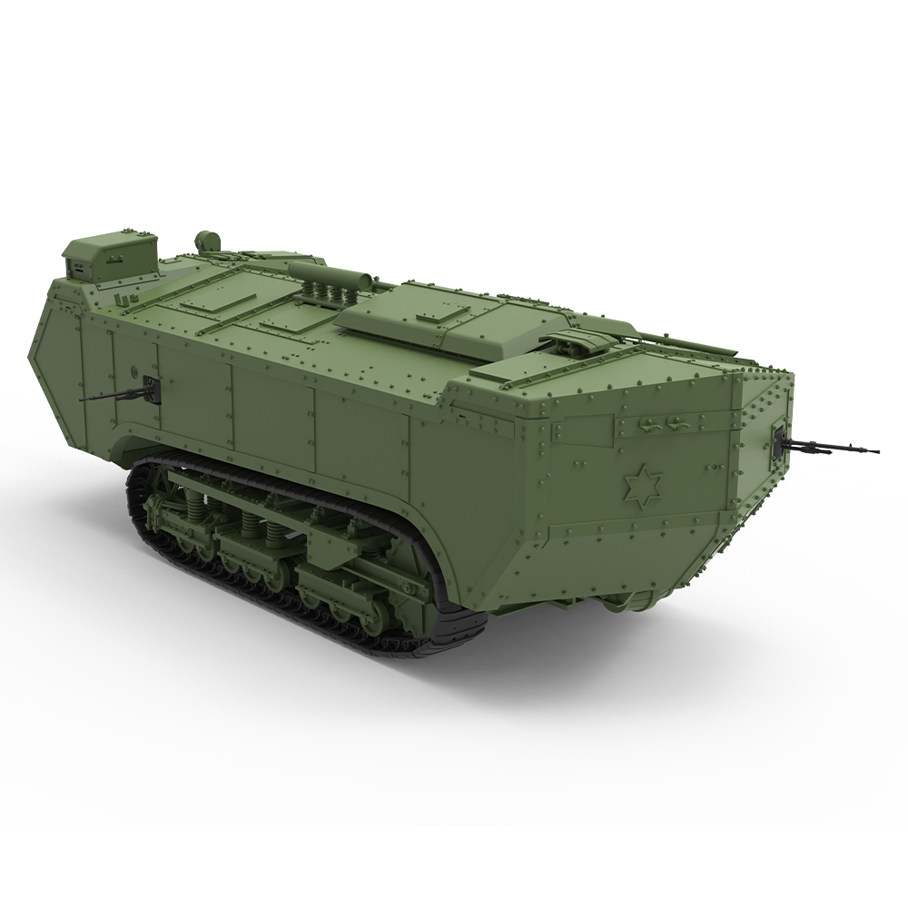 SSMODEL 371 Military Model Kit Great Britain Medium Tanks Char d'assaut 'Saint-Chamond'