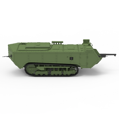 SSMODEL 371 Military Model Kit Great Britain Medium Tanks Char d'assaut 'Saint-Chamond'
