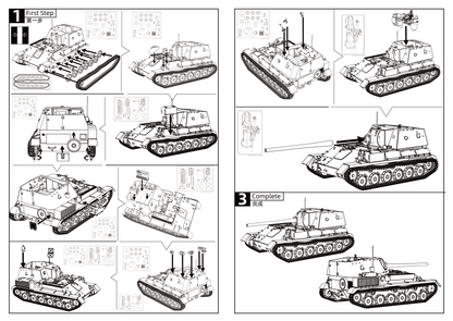 SSMODEL 613  Military Model Kit Soviet SU-85A 85mm D-5S Tank Destroyer