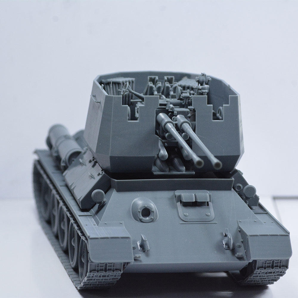 SSMODEL 751 Military Armoured Model Kit Soviet T-34 Anti Aircraft Tank