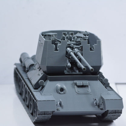 SSMODEL 751 Military Armoured Model Kit Soviet T-34 Anti Aircraft Tank