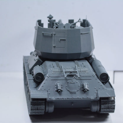 SSMODEL 751 Military Armoured Model Kit Soviet T-34 Anti Aircraft Tank
