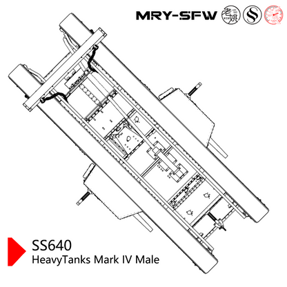 SSMODEL SS640 Military Model Kit Great Britain HeavyTanks Mark IV Male