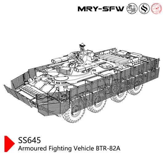 SSMODEL SS645 Military Model Kit Russia Armoured Fighting Vehicle BTR-82A