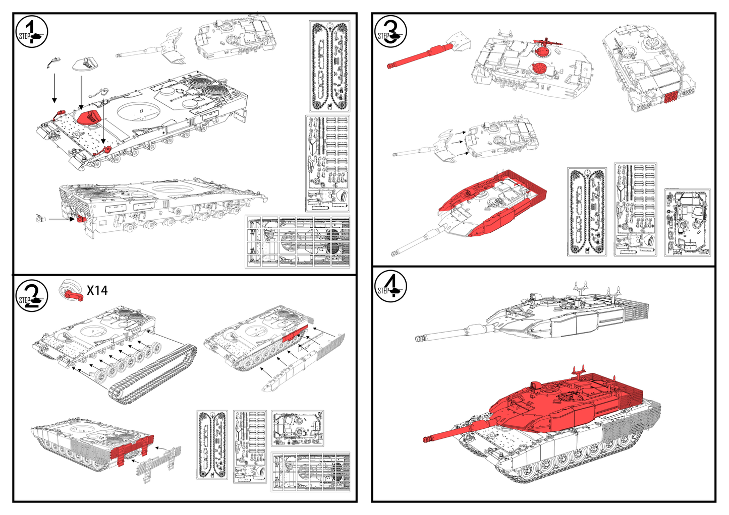 SSMODEL 362 Military Model Kit Canada Leopard 2A4M CAN MediumTank