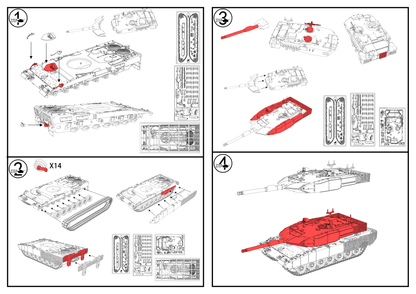 SSMODEL 362 Military Model Kit Canada Leopard 2A4M CAN MediumTank