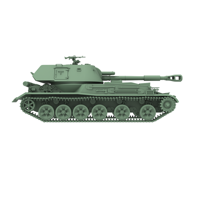 SSMODEL SS644 Military Model Kit USSR Self-Propelled Artillery 2S3 Akatsiya
