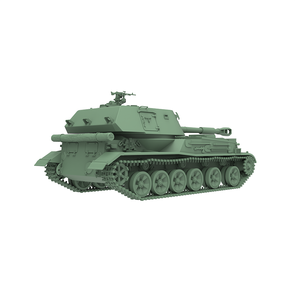 SSMODEL SS644 Military Model Kit USSR Self-Propelled Artillery 2S3 Akatsiya