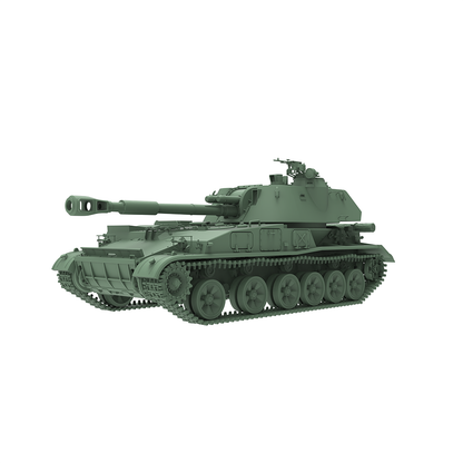 SSMODEL SS644 Military Model Kit USSR Self-Propelled Artillery 2S3 Akatsiya
