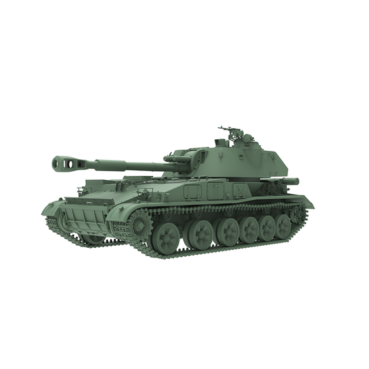 SSMODEL SS644 Military Model Kit USSR Self-Propelled Artillery 2S3 Akatsiya