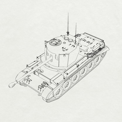MRY-SFW SS817 Military Armoured Model Kit British Cruiser  Mk VIII Challenger (A30) Medium Tank 1/35 Adult Collectible