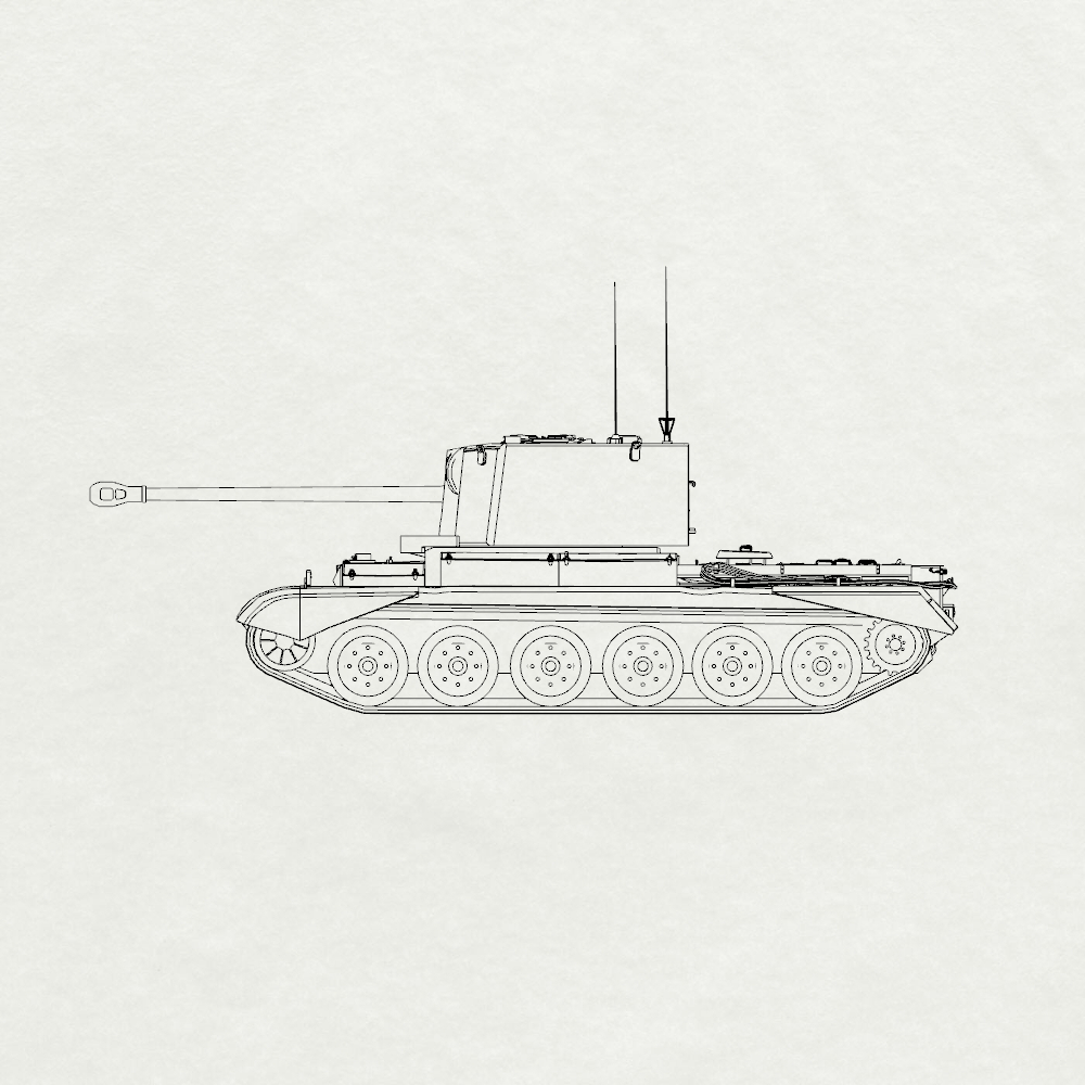 MRY-SFW SS817 Military Armoured Model Kit British Cruiser  Mk VIII Challenger (A30) Medium Tank 1/35 Adult Collectible
