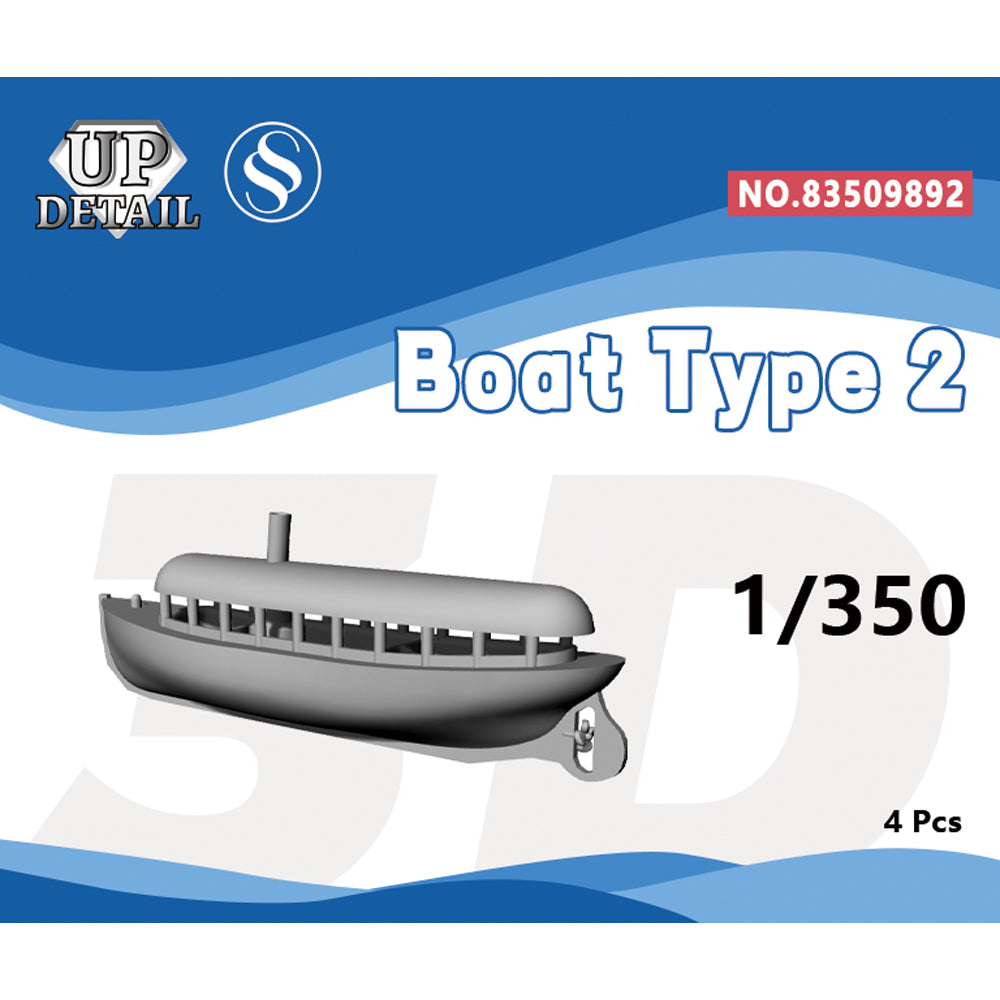 SSMODEL SS89892 Model Upgrade Parts Generic Ship's Boat Type 2