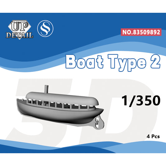 SSMODEL SS89892 Model Upgrade Parts Generic Ship's Boat Type 2