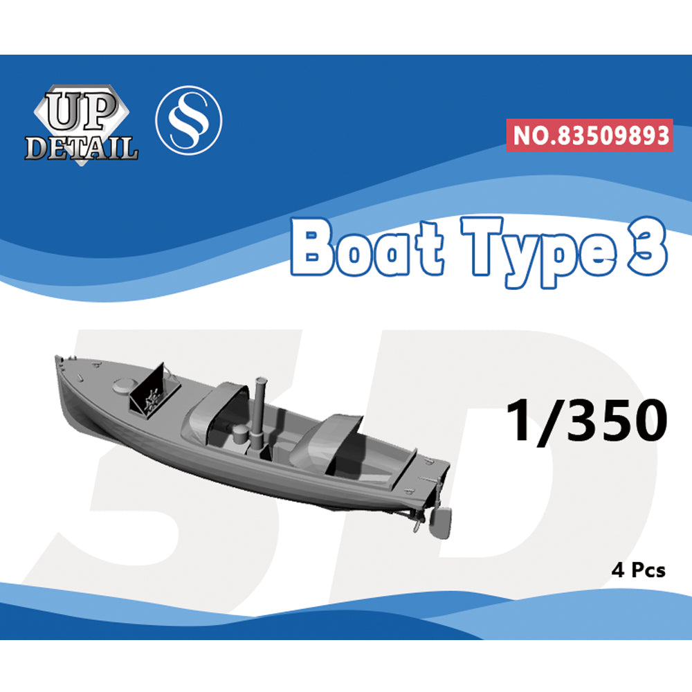 SSMODEL SS89893 Model Upgrade Parts Generic Ship's Boat Type 3