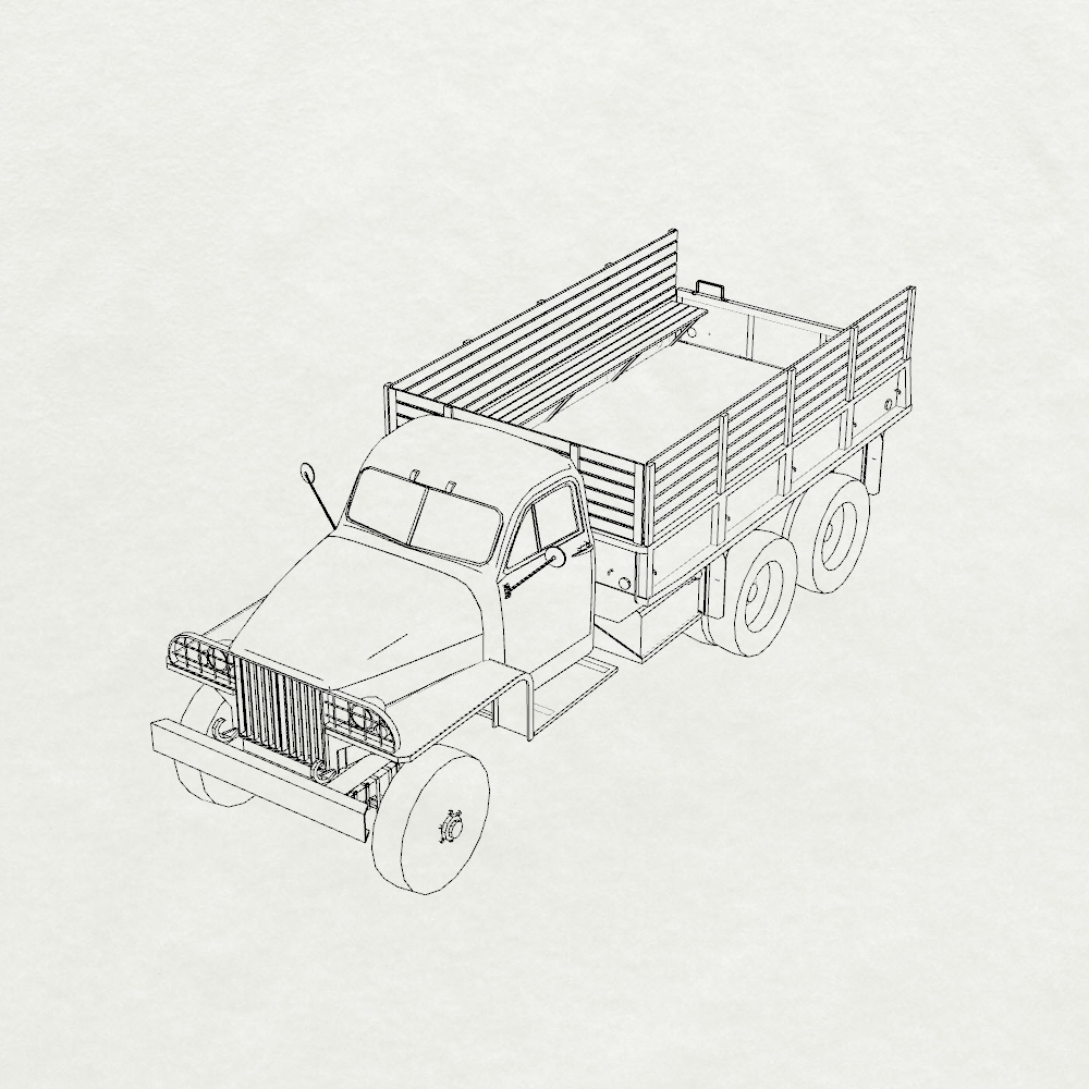 MRY-SFW SS868 Military Armoured Model Kit US Studebaker Board Truck 1/35 Adult Collectible
