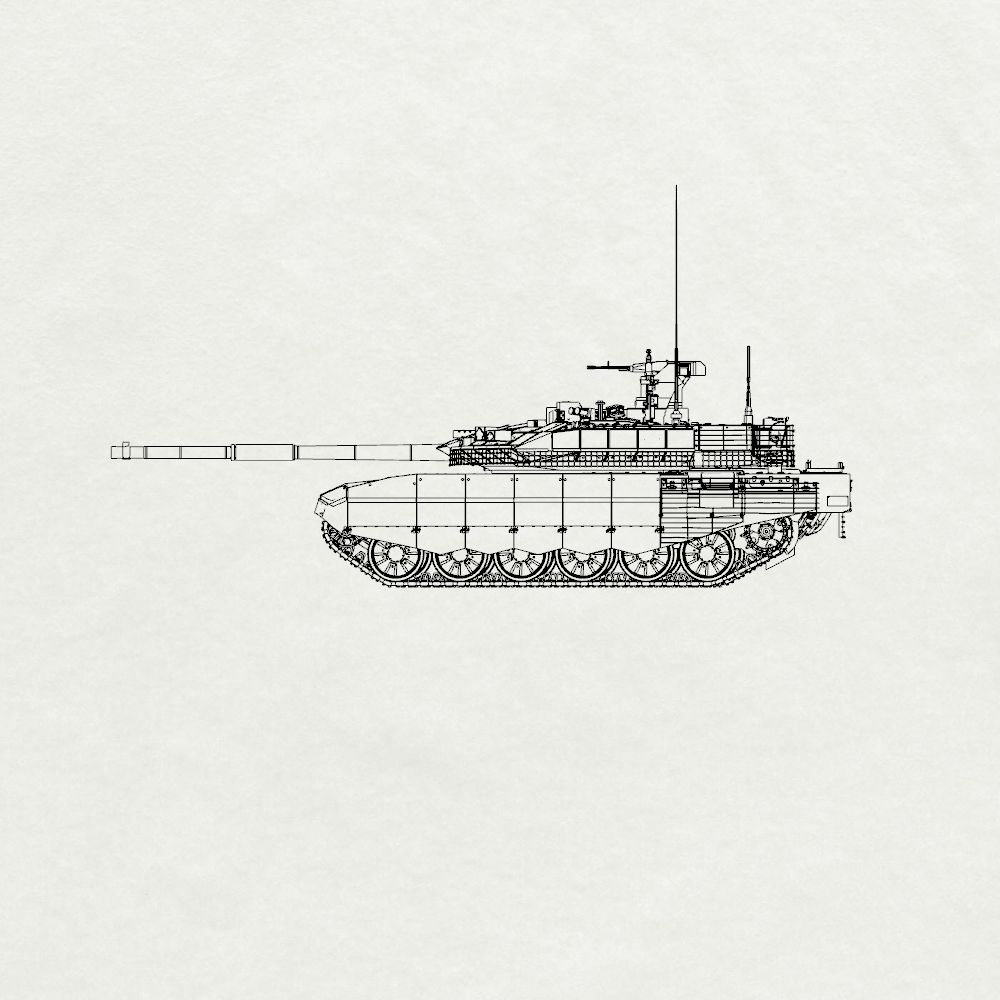 MRY-SFW SS873 Russia T-90M Main Battle Tank