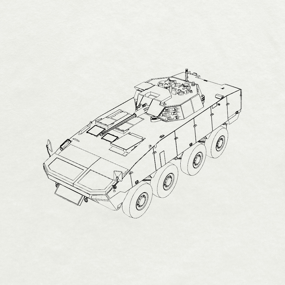 MRY-SFW SS982 Poland KTO Rosomak Armoured Vehicle