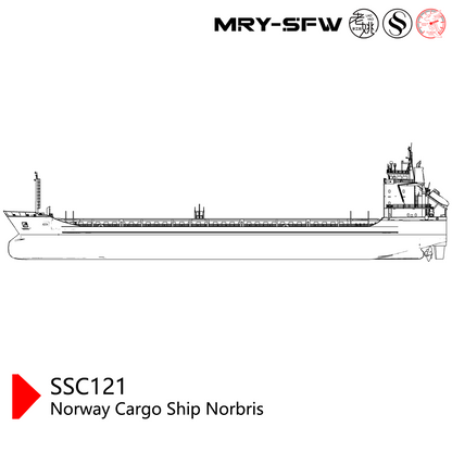 SSMODEL SSC121  Military Model Norway Cargo Ship Norbris Water line