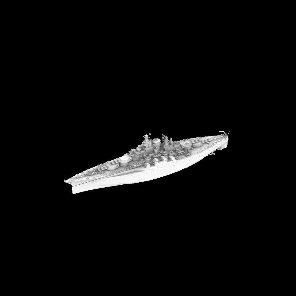 USS Tennessee Class Tennessee Battleship (BB-43) Water Line MRY-SFW SSC133 Military Model