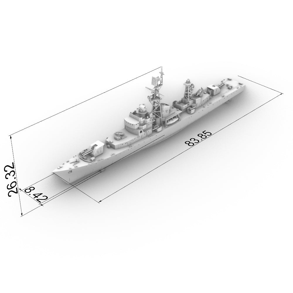 SSC181 Military Model CNS Jiangdong Class Frigate Water Line
