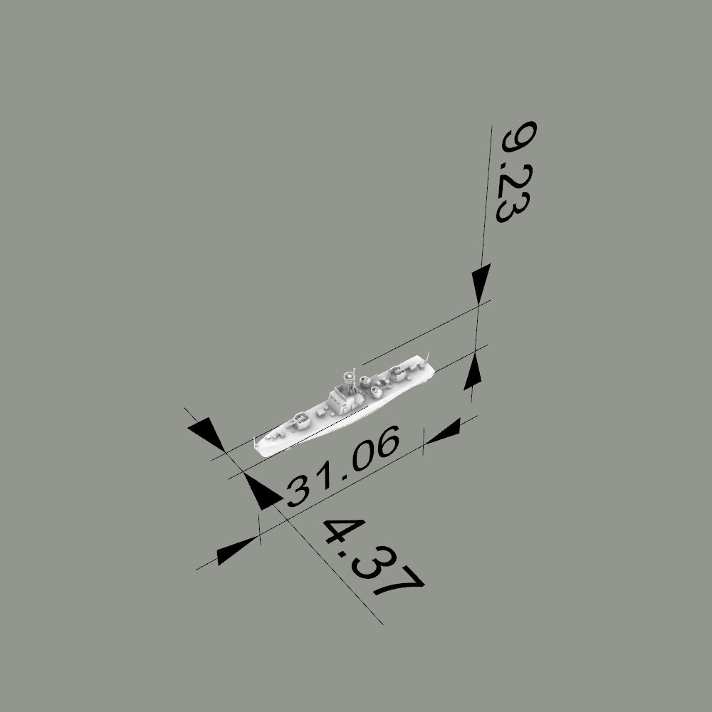 MRY-SFW SSC199S China Navy Shanghai-class Type 0111 Fast Pat – LCD 3D printed resin model kit, image 6