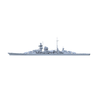 MRY-SFW SSC203 Germany Navy Admiral Hipper-class Bl¡§1cher  2nd Ship Water Line Resin Warship Military Ship Model Hobby Collection Unassembled Unpainted