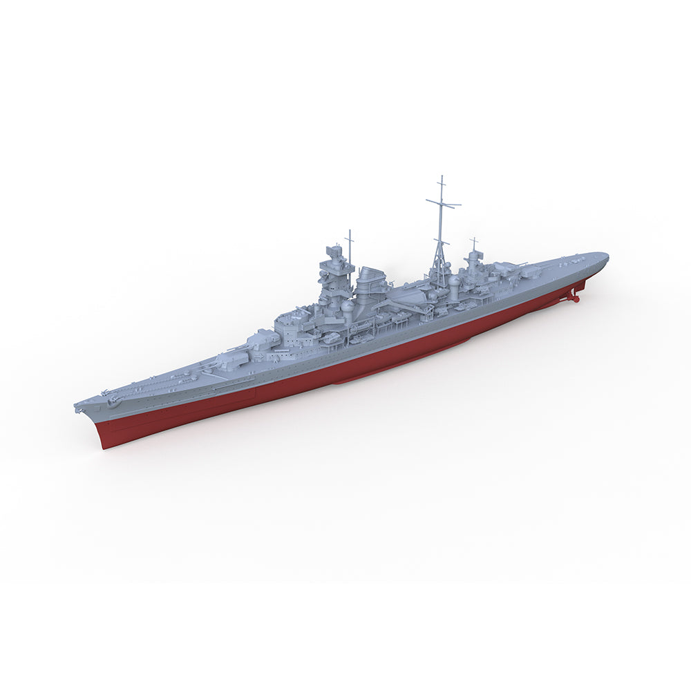 MRY-SFW SSC203S Germany Navy Admiral Hipper-class Bl¡§1cher  2nd Ship Full Hull Resin Warship Military Ship Model Hobby Collection Unassembled Unpainted