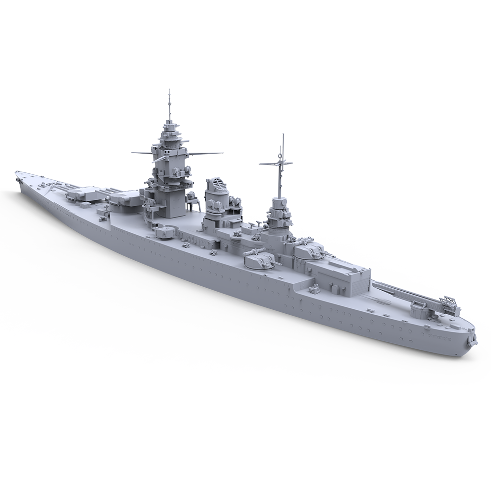 SSMODEL 703 Military Model Kit France Dunkerque-Class Battleship Dunkerque(1939) Water Line