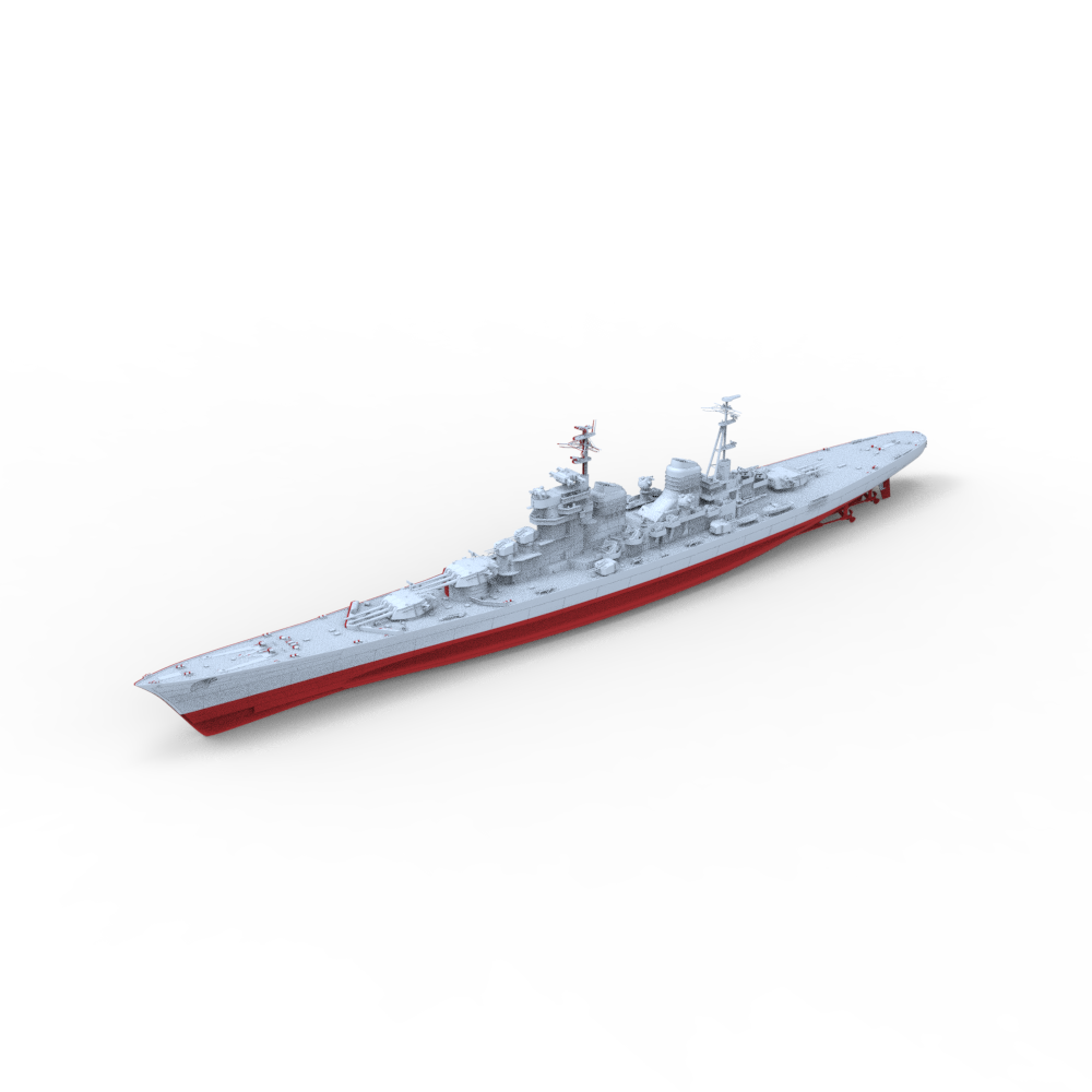SSC126S Military Model Soviet Union Stalingrad Class Battlecruiser Full Hull