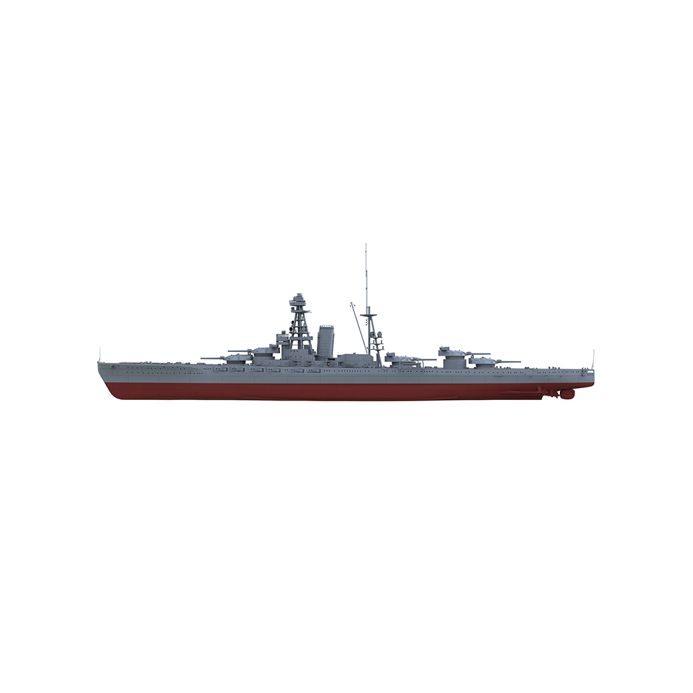 SSC127S Military Model IJN Kaga Class TOSA Battleship Full Hull