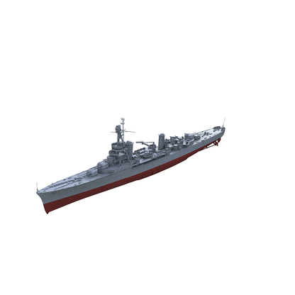 SSMODEL SSC128S   Military Model France Suffren Class Suffren Heavy Cruiser Full Hull